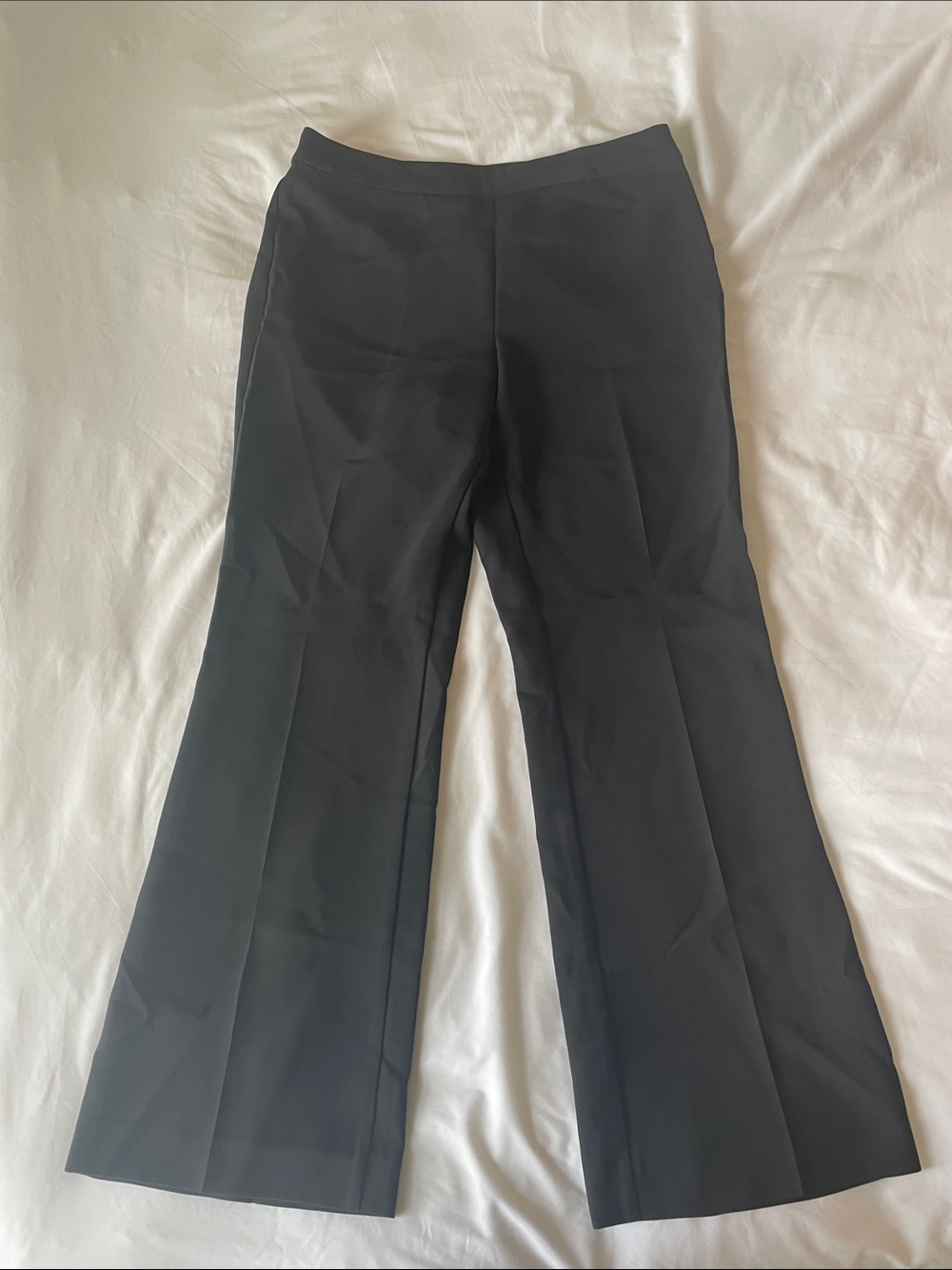 Ann Taylor Black Boot-Cut Dress Pants